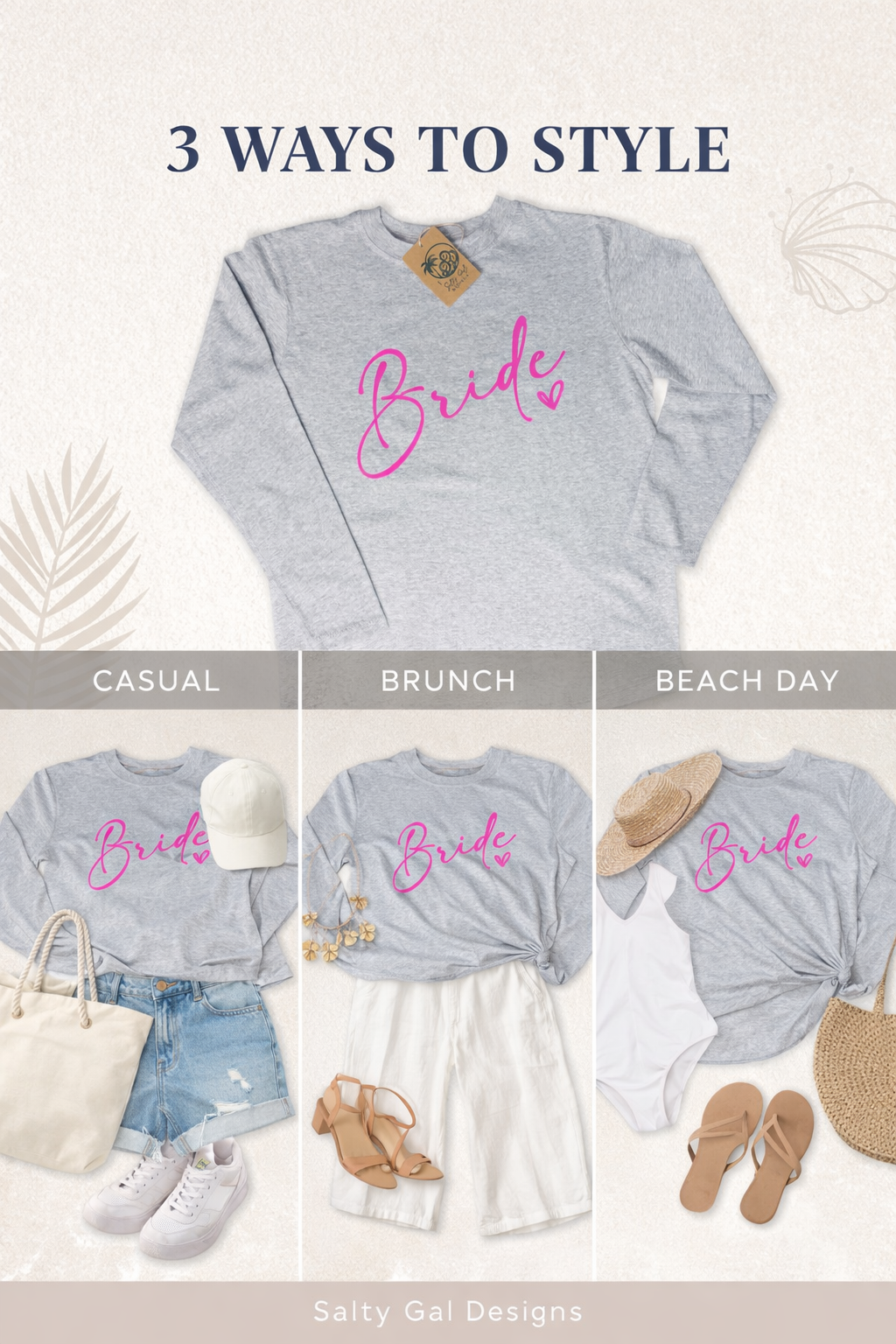 "Bride" Long Sleeve T-shirt
