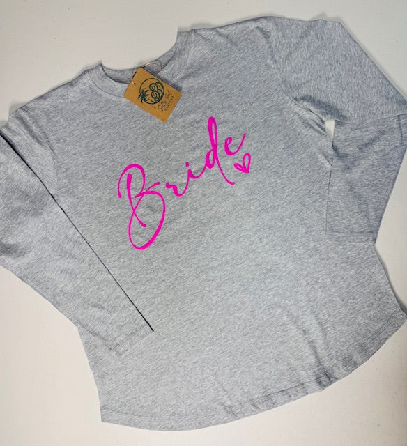 "Bride" Long Sleeve T-shirt