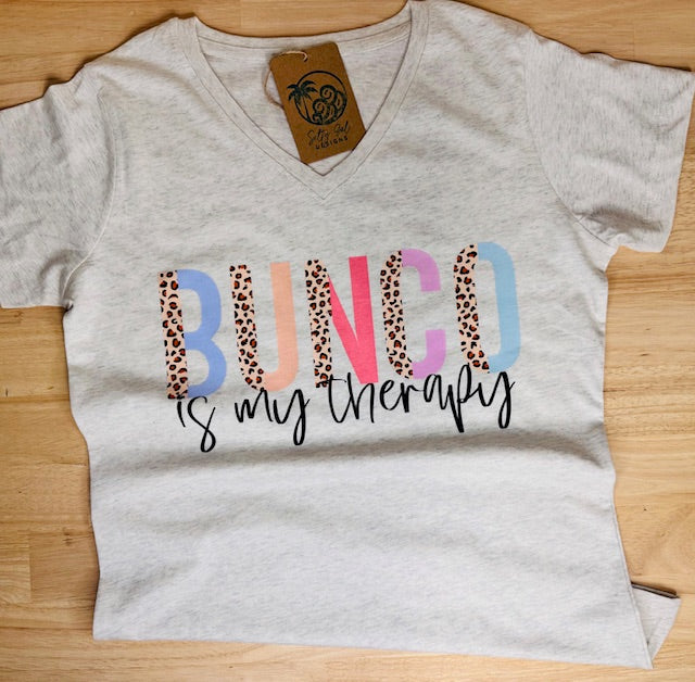 Bunco Is My Therapy Tee