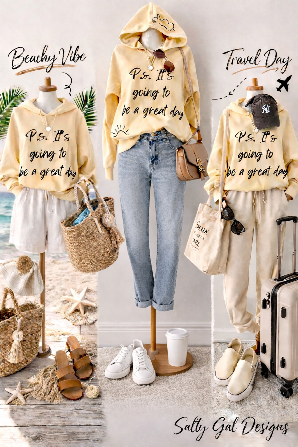 "P.S. It's Going To Be A Great Day" Hoodie